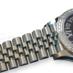 Rolex DateJust 31 Purple Paved 6 Diamond Dial 278384RBR 2026 Brand New Full set with Box and Papers for sale at Calibre24 Perth Australia