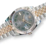 Rolex Datejust 41 126331 Wimbledon Dial two tone everose gold Brand New 2025 Full set with Box and Papers for sale at Calibre24 Perth Australia