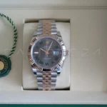 Rolex Datejust 41 126331 Wimbledon Dial two tone everose gold Brand New 2025 Full set with Box and Papers for sale at Calibre24 Perth Australia