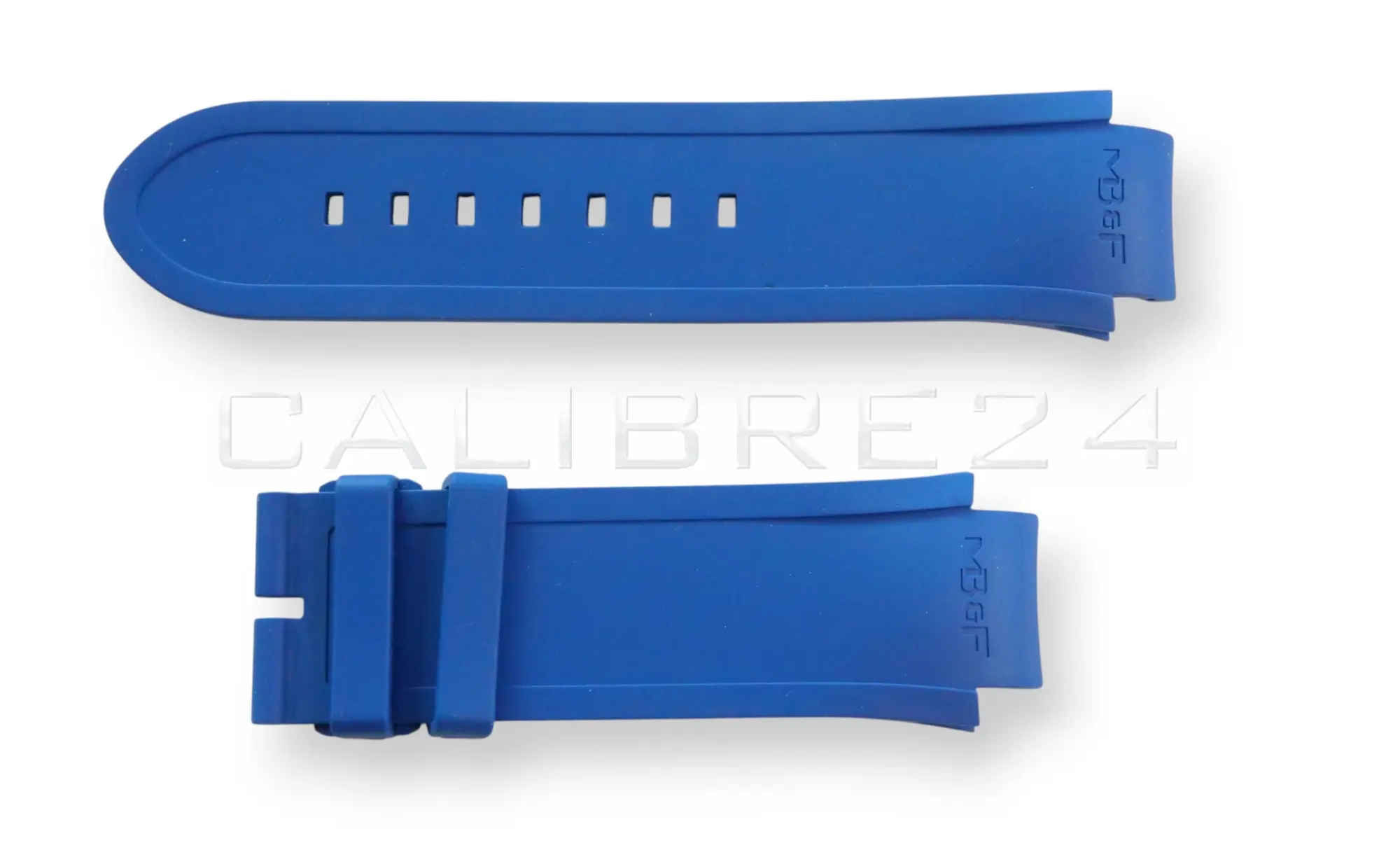 MB F LEGACY MACHINE SPLIT ESCAPEMENT 44MM BLUE STRAP AUTHENTIC OEM NEW (STRAP ONLY)