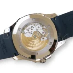 Patek Philippe Aquanaut 5168G‑001 White Gold Blue Dial New Old Stock Un worn 2023 Full Set for sale at Calibre24 Perth Australia