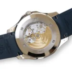 Patek Philippe Aquanaut 5168G‑001 White Gold Blue Dial New Old Stock Un worn 2023 Full Set for sale at Calibre24 Perth Australia