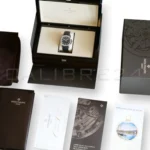Patek Philippe Aquanaut 5168G‑001 White Gold Blue Dial New Old Stock Un worn 2023 Full Set for sale at Calibre24 Perth Australia