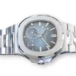 Patek Philippe Nautilus Moonphase 5712_1A Blue Dial 2019 Mint Condition Full Set for sale at Calibre24 Perth Australia