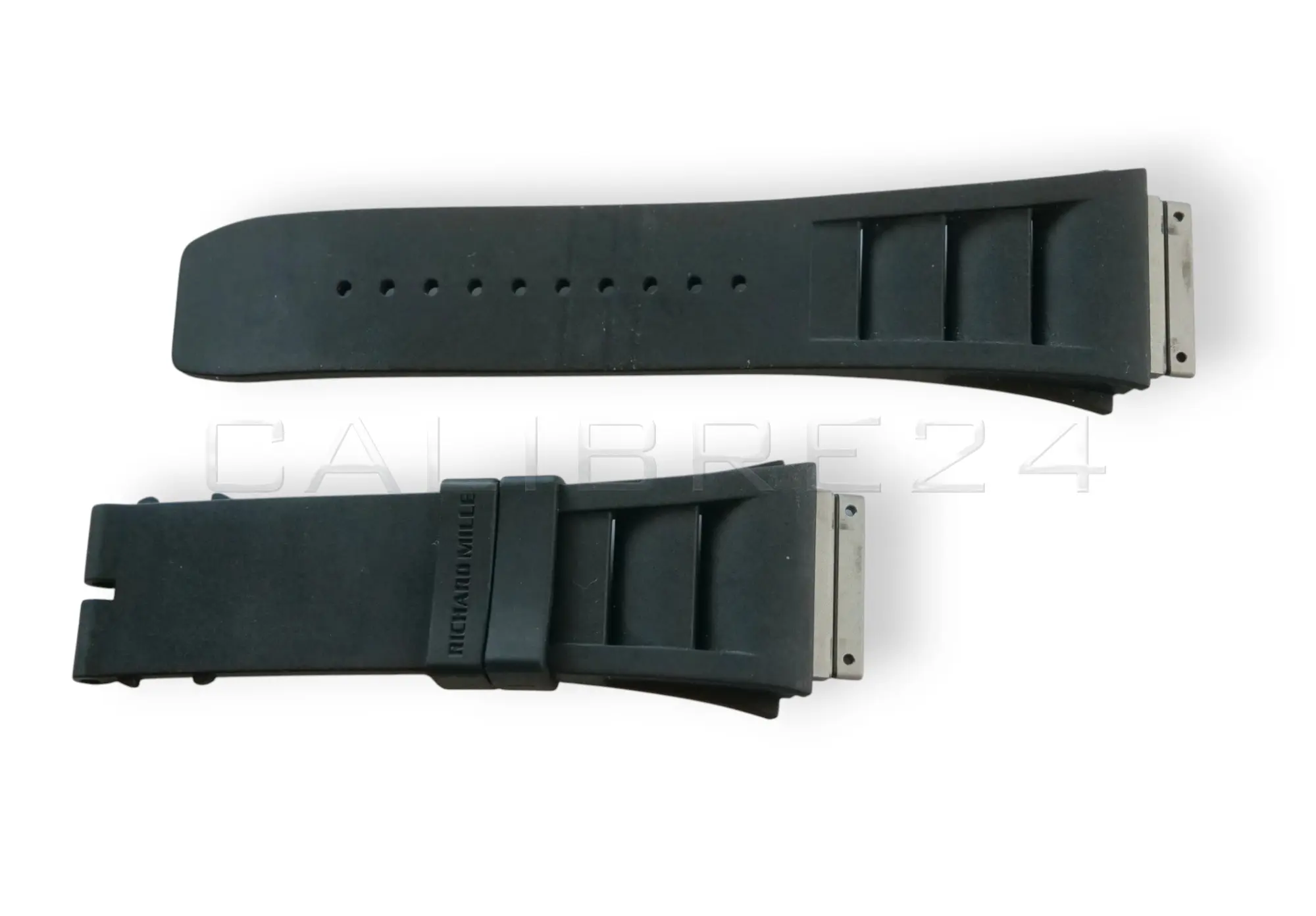 RICHARD MILLE RM010M RUBBER STRAP – AUTHENTIC OEM BLACK