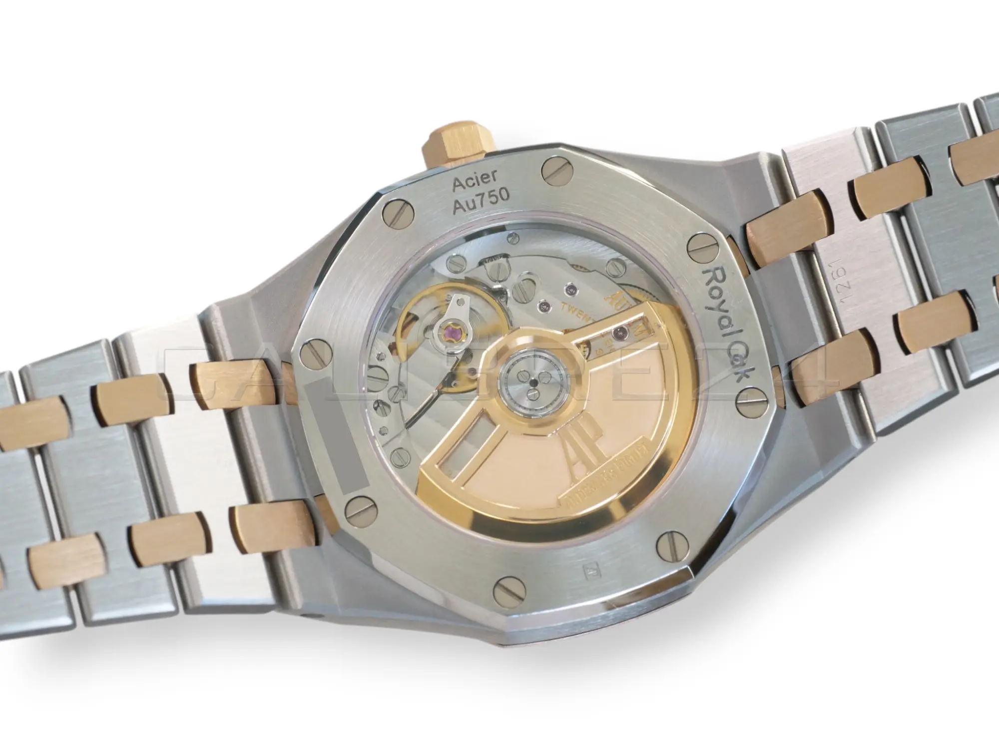 Audemars Piguet Royal Oak 34mm Two‑Tone Silver‑White Dial 2020 Mint Condition Full Set for sale at Calibre24 Perth Australia