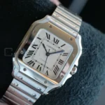 Cartier Santos Medium Stainless Steel WSSA0029 2025 full set with box and papers available at Calibre24 Luxury Watches Perth Australia
