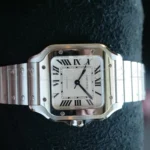 Cartier Santos Medium Stainless Steel WSSA0029 2025 full set with box and papers available at Calibre24 Luxury Watches Perth Australia