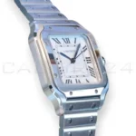 Cartier Santos Medium Stainless Steel WSSA0029 2025 full set with box and papers available at Calibre24 Luxury Watches Perth Australia