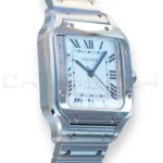 Cartier Santos Medium Stainless Steel WSSA0029 2025 full set with box and papers available at Calibre24 Luxury Watches Perth Australia