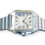 Cartier Santos Medium Stainless Steel WSSA0029 2025 full set with box and papers available at Calibre24 Luxury Watches Perth Australia