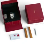 Cartier Santos Medium Stainless Steel WSSA0029 2025 full set with box and papers available at Calibre24 Luxury Watches Perth Australia