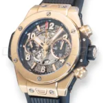 Hublot Big Bang Unico 42mm King Gold 441.OX.1180.RX, 2020 full set with box and papers available at Calibre24 Luxury Watches Perth Australia