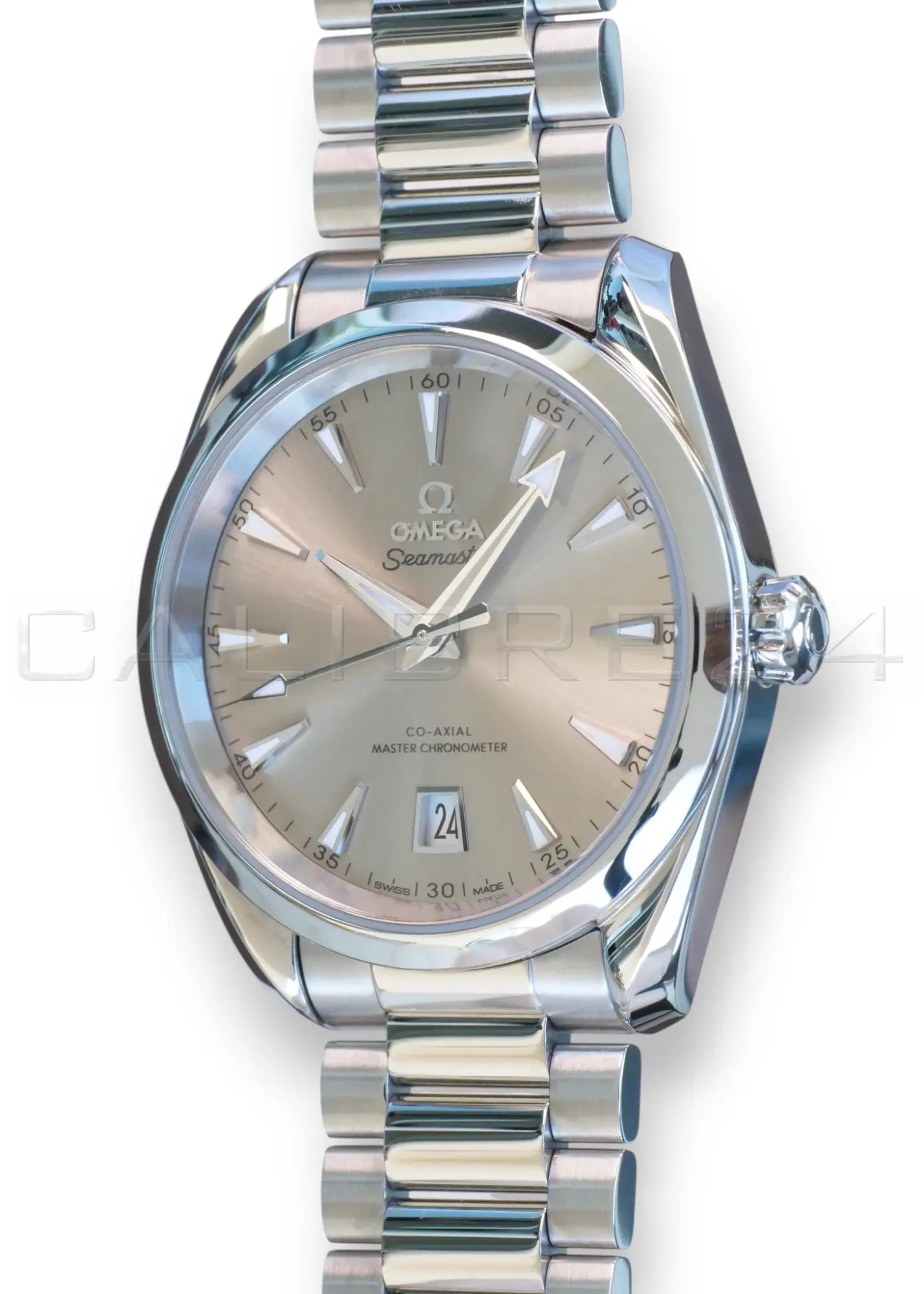 Omega Seamaster Aqua Terra Shades Sandstone Dial 220.10.38.20.09.001 Q3 2025 full set with box and papers available at Calibre24 Luxury Watches Perth Australia