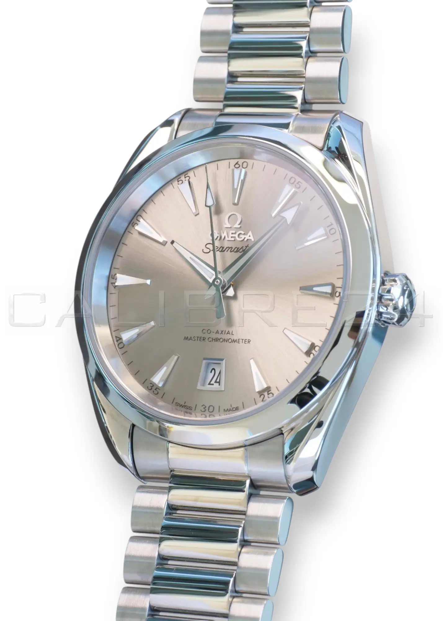 Omega Seamaster Aqua Terra Shades Sandstone Dial 220.10.38.20.09.001 Q3 2025 full set with box and papers available at Calibre24 Luxury Watches Perth Australia