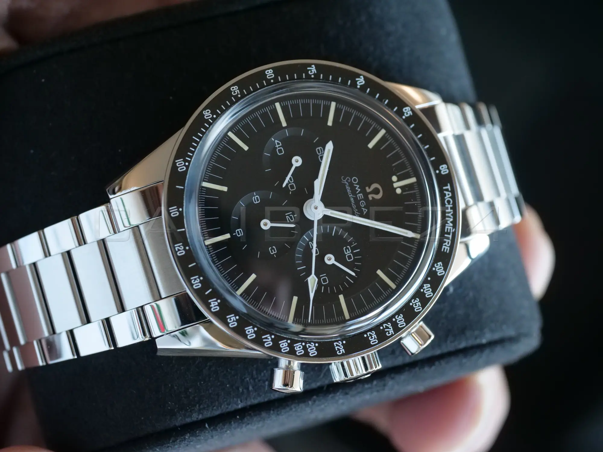 Omega Speedmaster Calibre 321 Ed White Stainless Steel 2024 full set with box and papers available at Calibre24 Luxury Watches Perth Australia