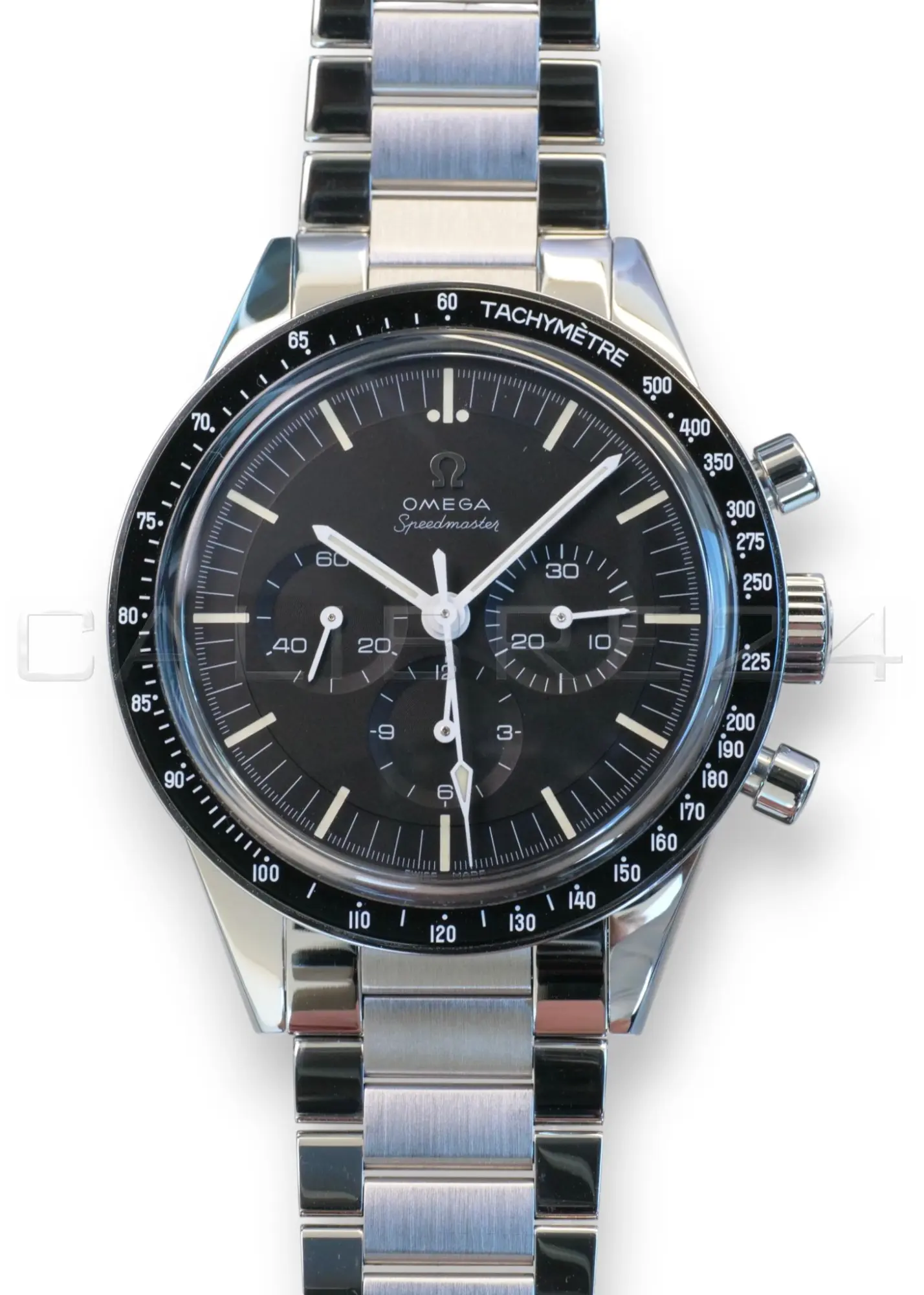 Omega Speedmaster Calibre 321 Ed White Stainless Steel 2024 full set with box and papers available at Calibre24 Luxury Watches Perth Australia