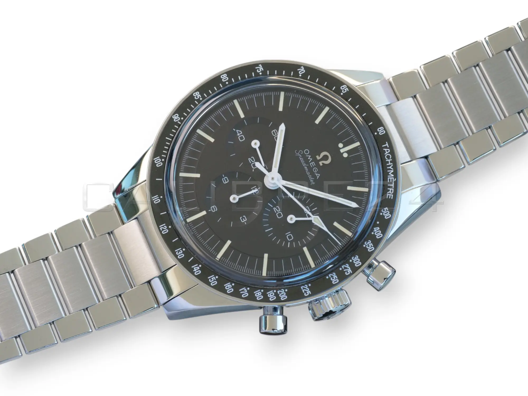 Omega Speedmaster Calibre 321 Ed White Stainless Steel 2024 full set with box and papers available at Calibre24 Luxury Watches Perth Australia