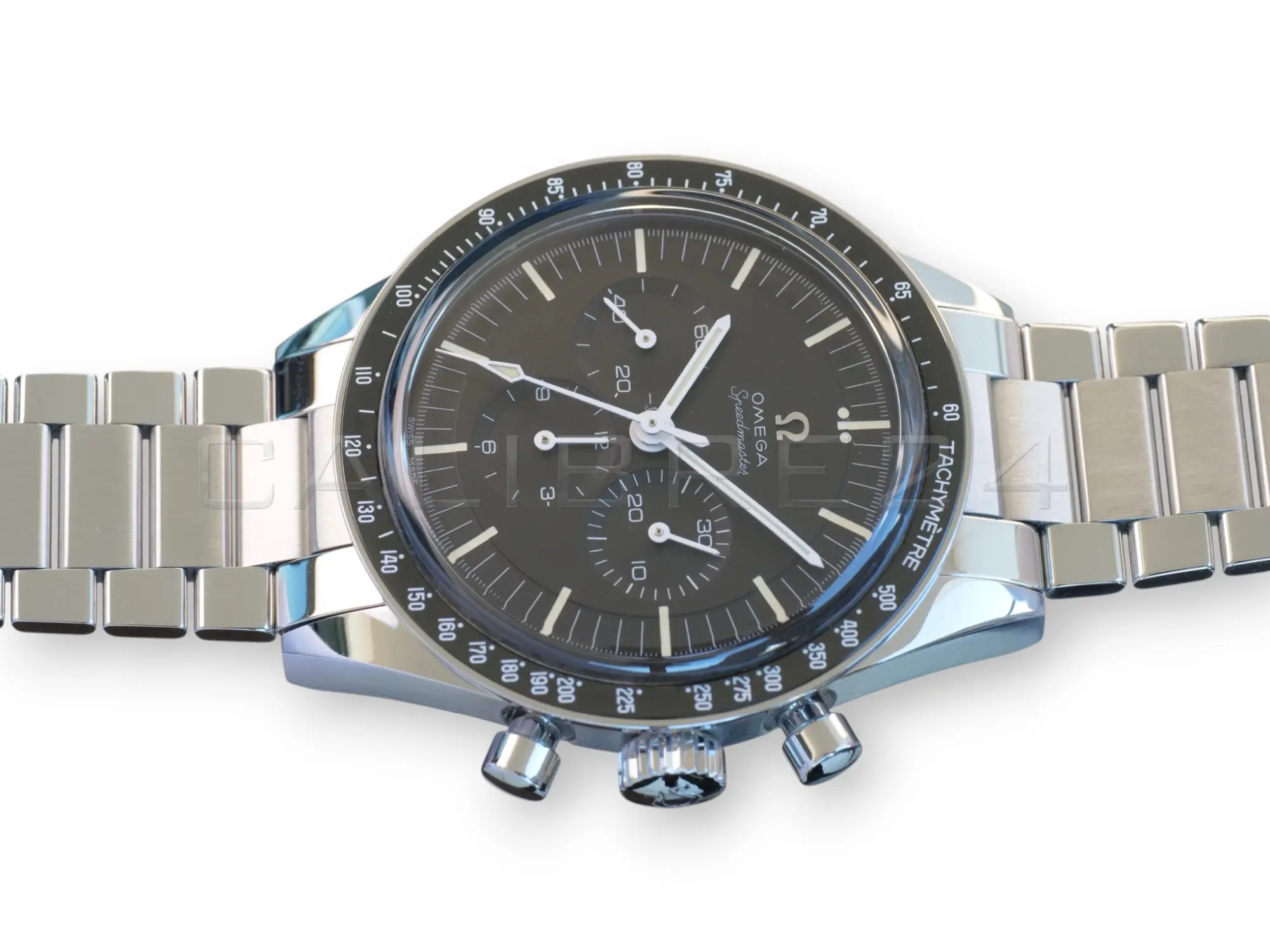 Omega Speedmaster Calibre 321 Ed White Stainless Steel 2024 full set with box and papers available at Calibre24 Luxury Watches Perth Australia