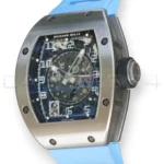 Richard Mille RM010 – Titanium RM010 Ti 2024 Baby Blue Strap Mint Condition Full Set for sale at Calibre24 Perth Australia 13