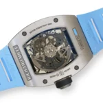 Richard Mille RM010 – Titanium RM010 Ti 2024 Baby Blue Strap Mint Condition Full Set for sale at Calibre24 Perth Australia