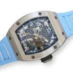 Richard Mille RM010 – Titanium RM010 Ti 2024 Baby Blue Strap Mint Condition Full Set for sale at Calibre24 Perth Australia