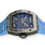 Richard Mille RM010 – Titanium RM010 Ti 2024 Baby Blue Strap Mint Condition Full Set for sale at Calibre24 Perth Australia