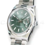Rolex Datejust 36 Mint Green Dial 126200 Oystersteel 2025 full set with box and papers available at Calibre24 Luxury Watches Perth Australia