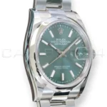Rolex Datejust 36 Mint Green Dial 126200 Oystersteel 2025 full set with box and papers available at Calibre24 Luxury Watches Perth Australia