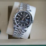 Rolex Sky-Dweller 336934 black dial 2025 full set box green warranty card papers Calibre24 Perth