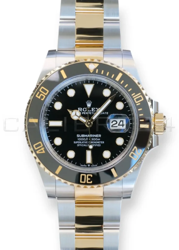 Rolex Submariner Blacksy 126613LN Oystersteel & Yellow Gold 2024 full set with box and papers available at Calibre24 Luxury Watches Perth Australia