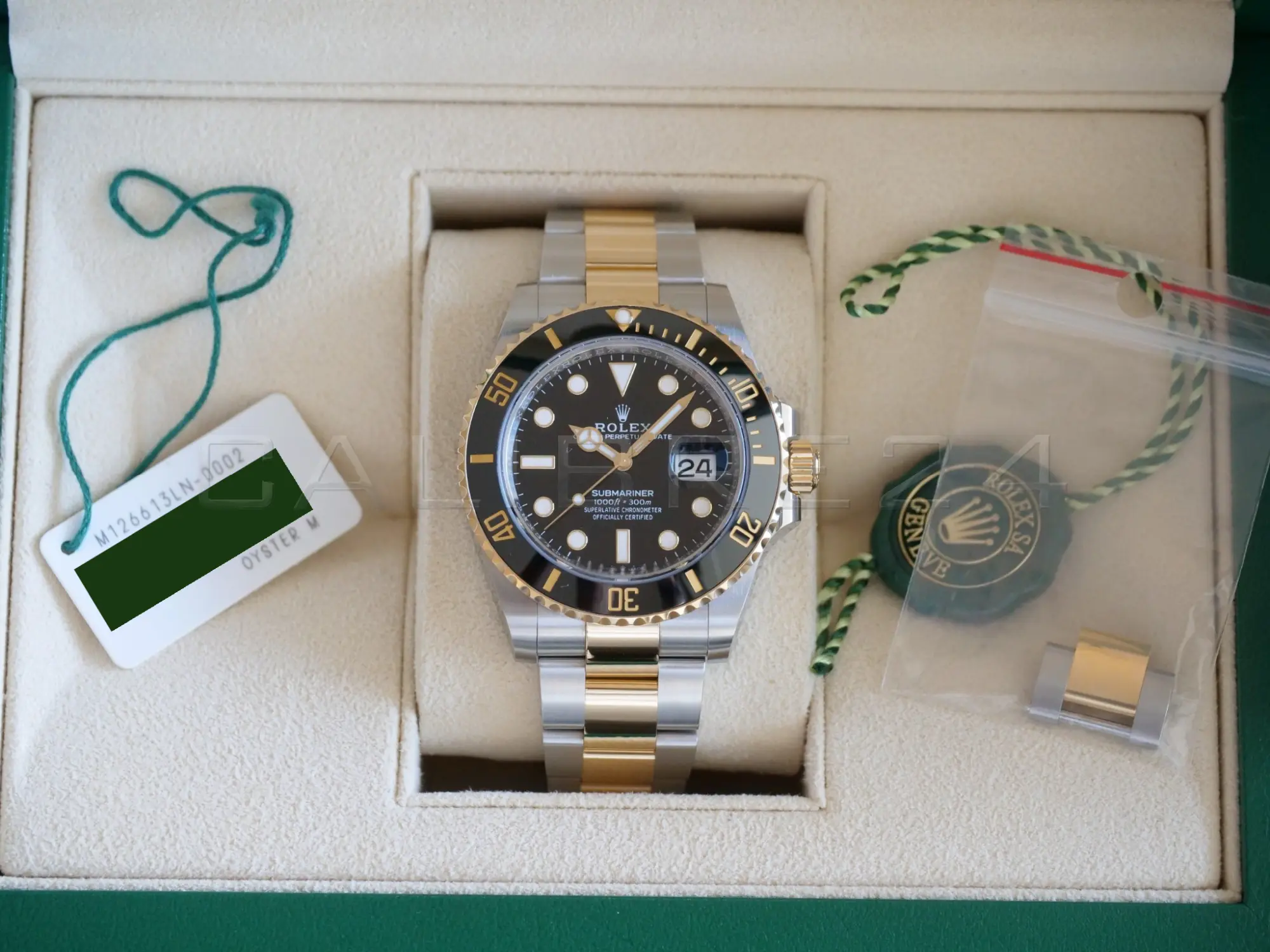 Rolex Submariner Blacksy 126613LN Oystersteel & Yellow Gold 2024 full set with box and papers available at Calibre24 Luxury Watches Perth Australia