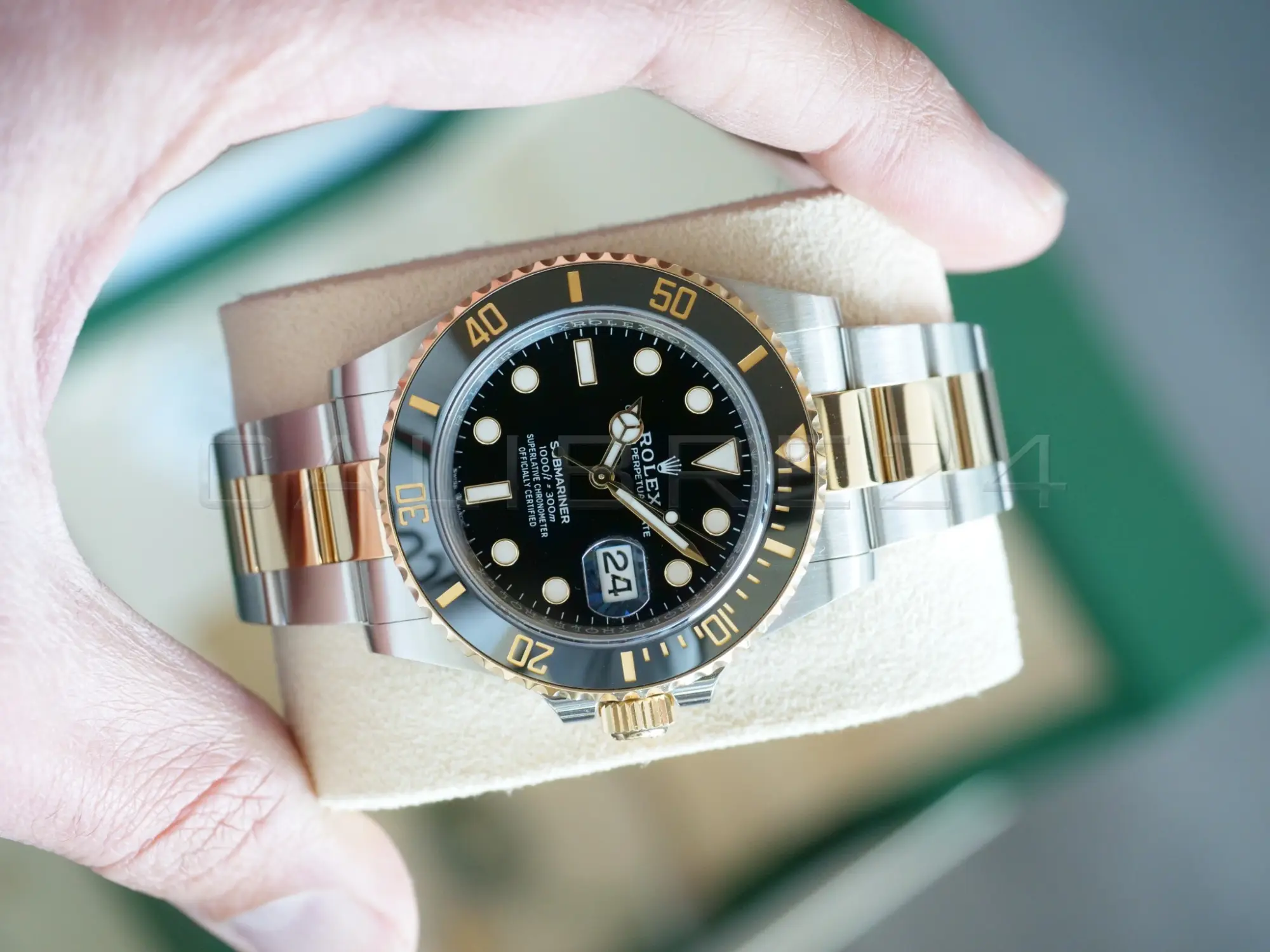 Rolex Submariner Blacksy 126613LN Oystersteel & Yellow Gold 2024 full set with box and papers available at Calibre24 Luxury Watches Perth Australia