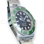 Rolex Submariner Date Starbucks 126610LV MK2 green bezel black dial 2026 brand new front view