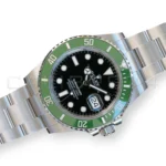 Rolex Submariner Date Starbucks 126610LV MK2 green bezel black dial 2026 brand new front view