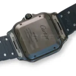 Cartier Santos de Cartier Large ADLC WSSA0039 2023 black dial sword hands back view 39.8mm