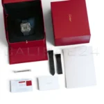 Cartier Santos Large ADLC WSSA0039 2023 full set box papers 2026 Cartier service receipt Calibre24 Perth
