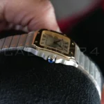 Cartier Santos de Cartier Small W2SA0033 yellow gold steel two-tone silver dial 2026 brand new side