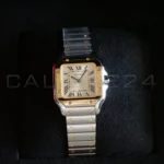 Cartier Santos de Cartier Small W2SA0033 yellow gold steel two-tone silver dial 2026 brand new front
