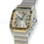 Cartier Santos de Cartier Small W2SA0033 yellow gold steel two-tone silver dial 2026 brand new front