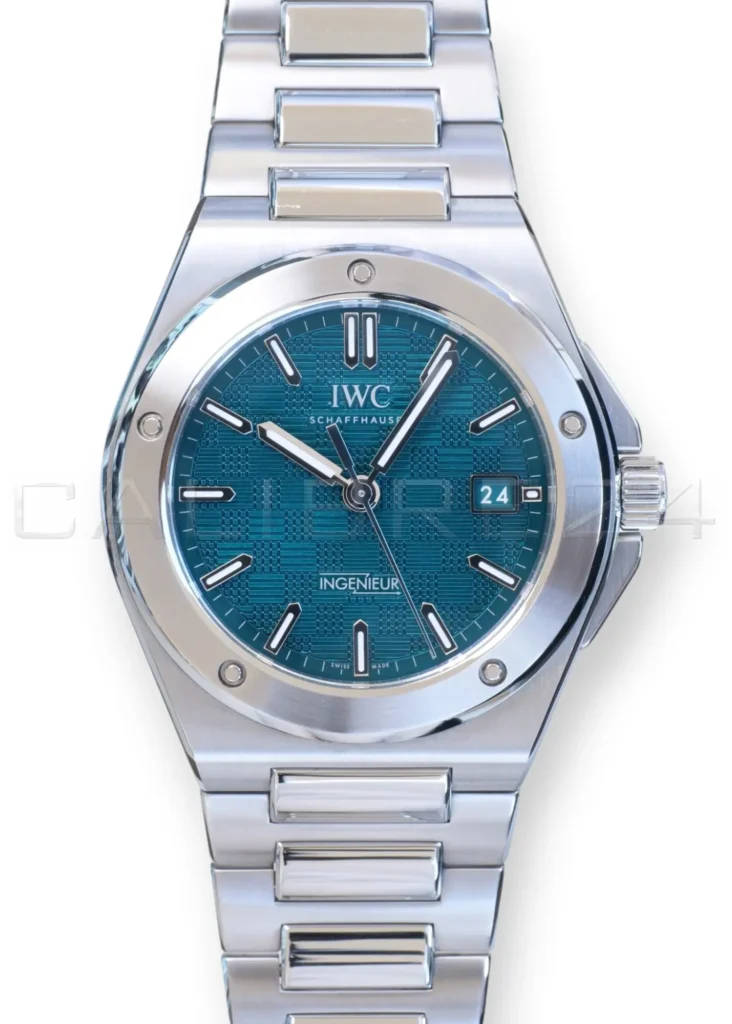 IWC Ingenieur Automatic 40 IW328903 aqua grid dial 2026 stainless steel