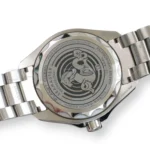 Omega Seamaster Ultra Deep caseback Grade 5 titanium medallion sonar emblem seahorse engraving