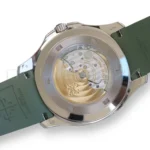 Patek Philippe Aquanaut Jumbo 5168G-010 sapphire exhibition caseback Calibre 26-330 SC 21k gold rotor