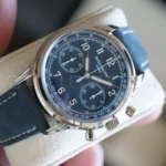 Patek Philippe 5172G-001 white gold blue dial chronograph 2020 front view 41mm