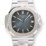 Patek Philippe Nautilus 5711/1A-010 blue dial 2017 old-style dial stainless steel 40mm front view