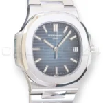 Patek Philippe Nautilus 5711/1A-010 blue dial 2017 old-style dial stainless steel 40mm front view
