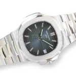 Patek Philippe Nautilus 5711/1A-010 blue dial 2017 old-style dial stainless steel 40mm front view