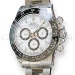Rolex Daytona Panda 116500LN white dial black subdials 2021 NOS full setOystersteel 40mm