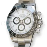 Rolex Daytona Panda 116500LN white dial black subdials 2021 NOS full setOystersteel 40mm