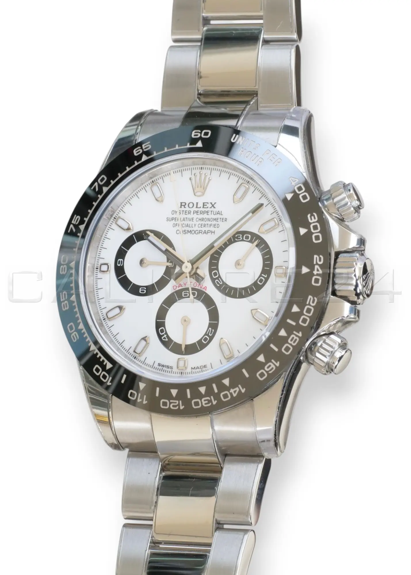 Rolex Daytona Panda 116500LN white dial black subdials 2021 NOS full setOystersteel 40mm